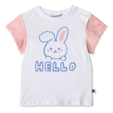 Minti Tee - Hello Bunny Bye Puppy