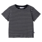 Minti Deluxe Rib Tee - Black Stripe