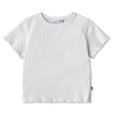 Minti Deluxe Rib Tee - White