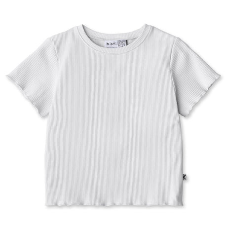 Minti Deluxe Rib Tee - White