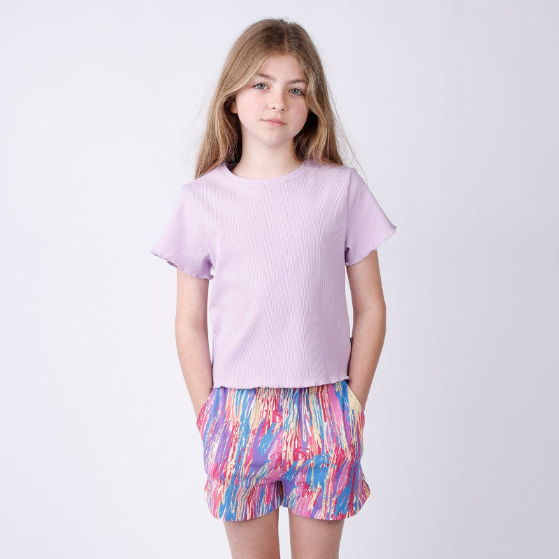 Minti Deluxe Rib Tee - Light Purple