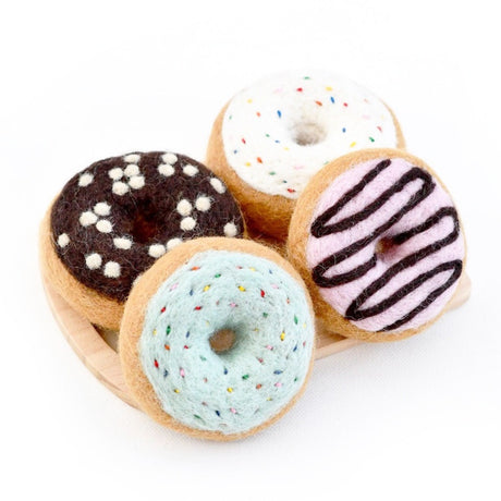 Felt Doughnuts Set of 4