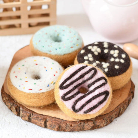 Felt Doughnuts Set of 4