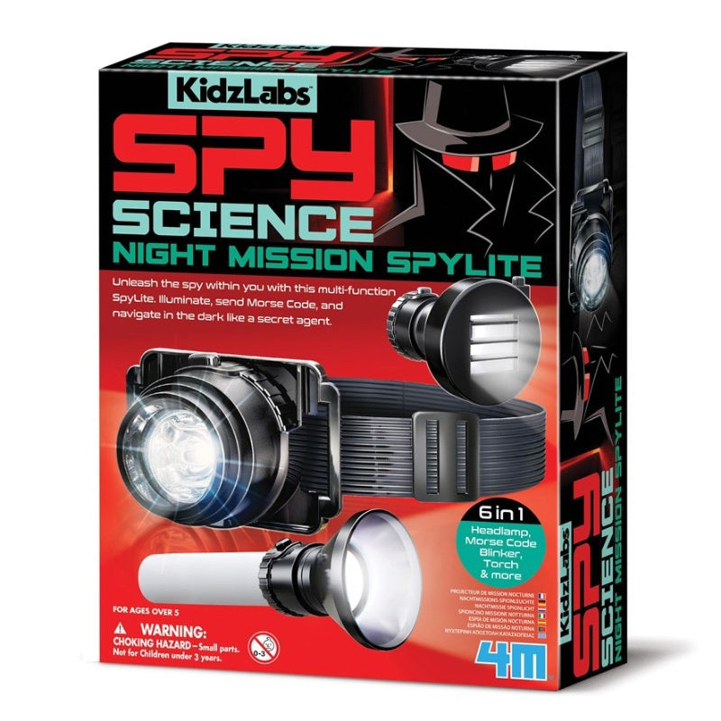 4M KidzLabs Spy Science Night Mission Spylite