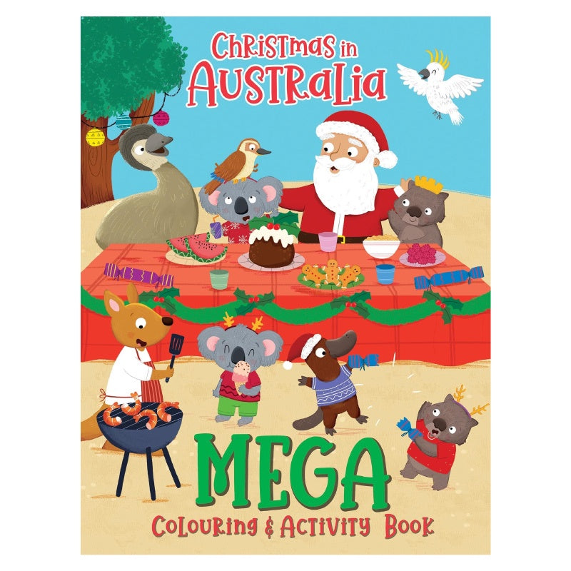 Aussie Christmas - Mega Colouring Book