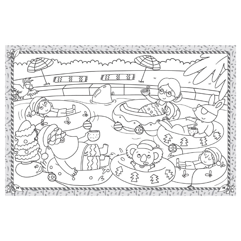 Aussie Christmas - Mega Colouring Book