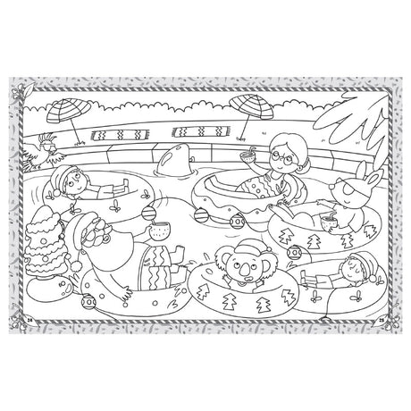 Aussie Christmas - Mega Colouring Book