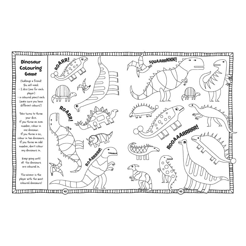Lots of Things To Do and Colour - Dinosaurs