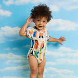 Halcyon Nights SS Bodysuit - Flamin' Galahs