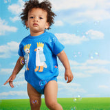 Halcyon Nights SS Bodysuit - Blue Cockatoo