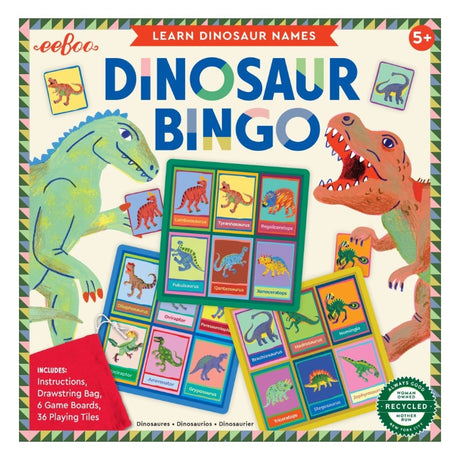 Eeboo Bingo - Dinosaur