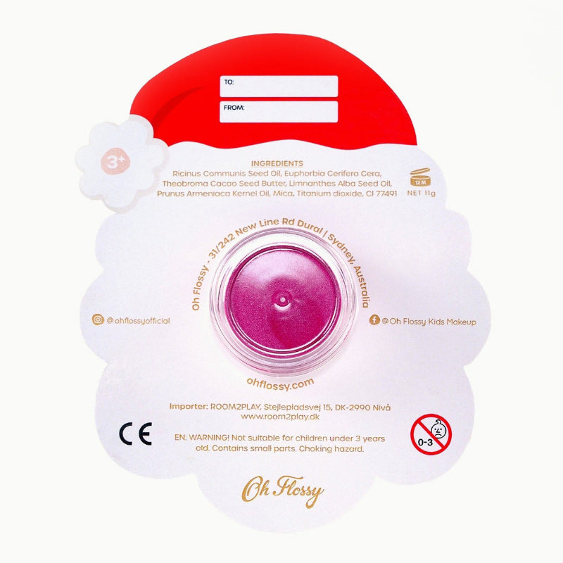 Oh Flossy Lipstick Stocking Stuffer - Santa