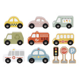 Wooden Transportation And Street Sign Set