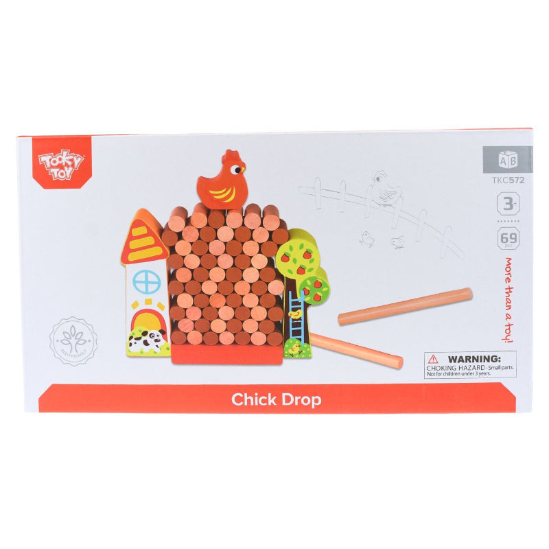 Chicken Drop Block Game