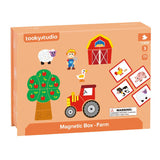 Magnetic Travel Play Box - Farm