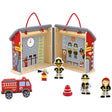 Fireman Playset With Carry Box