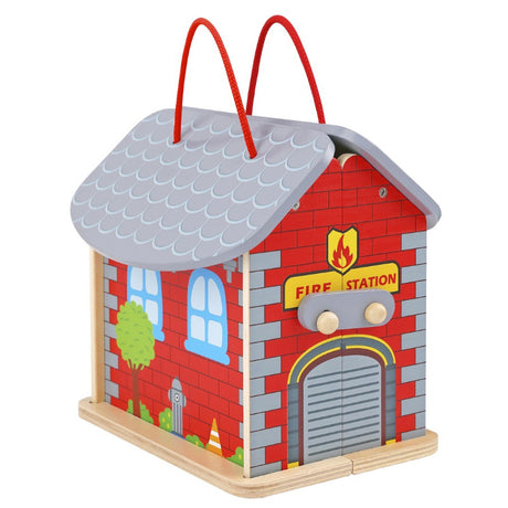 Fireman Playset With Carry Box