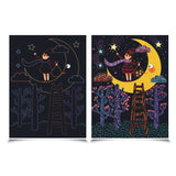 Scratch Card Set - Full Moon