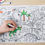 Reusable Silicone Drawing Mat - Dinosaurs