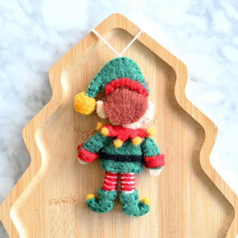 Felt Christmas Elf Ornament