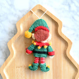 Felt Christmas Elf Ornament