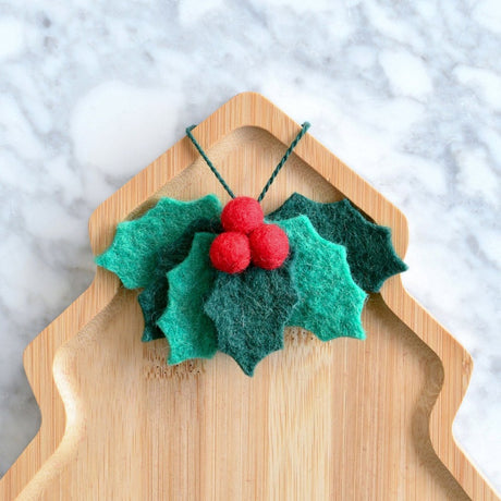 Felt Mistletoe Ornament