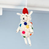 Felt Sheep Lamb Christmas Ornament