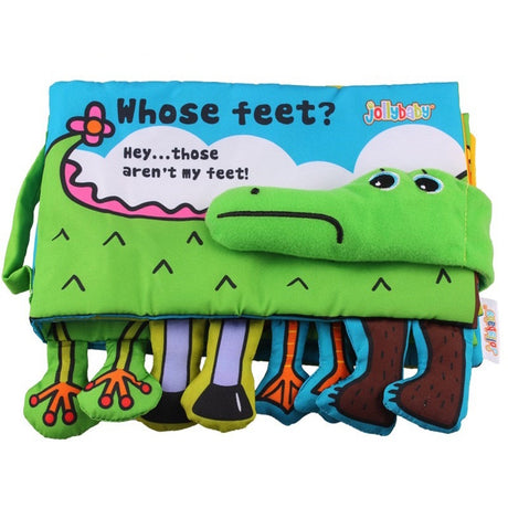 Feet Cloth Book Crocodile