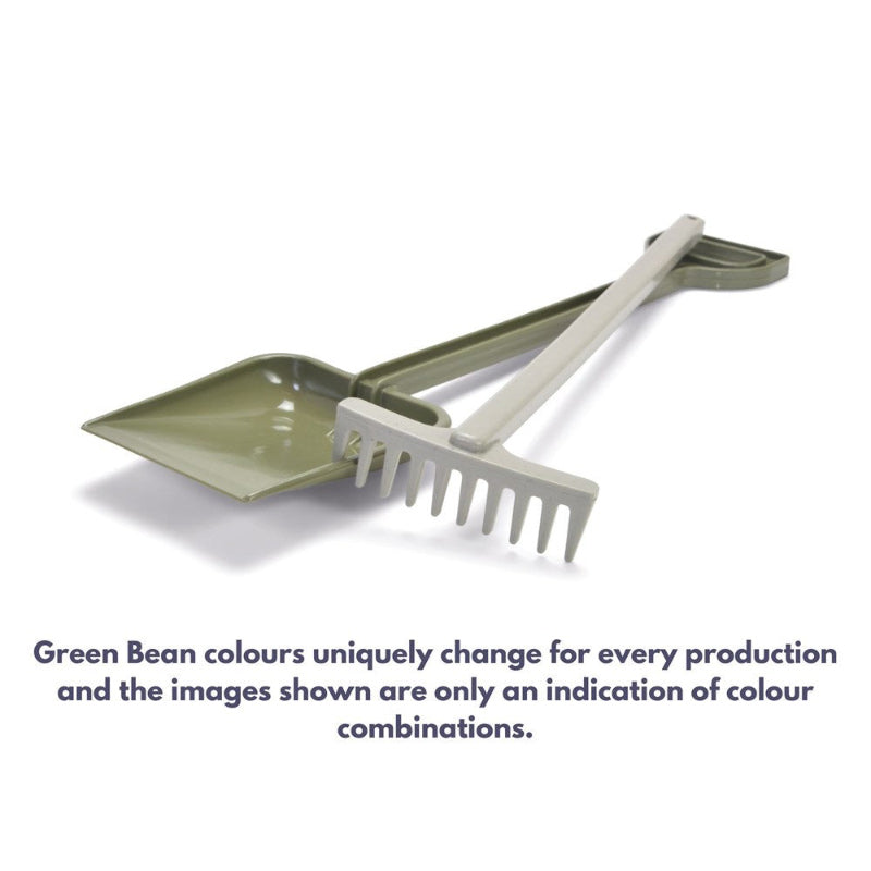 Dantoy Shovel & Rake - Green Bean