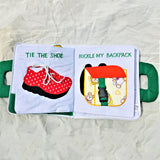 Quiet book - Green Stripe