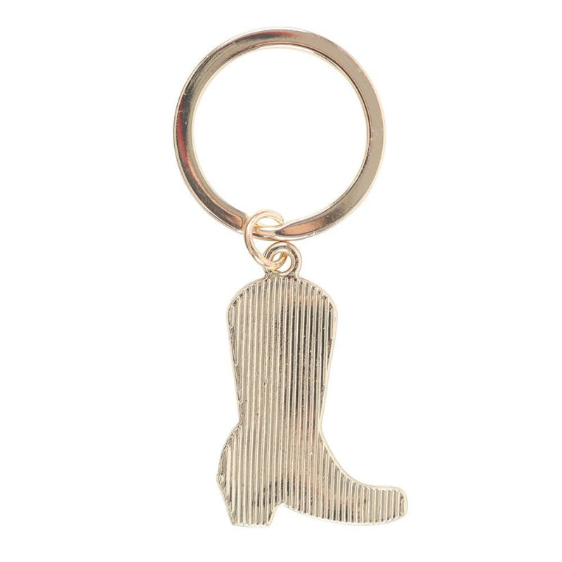Metal Enamel Keyring - Cowboy Boot