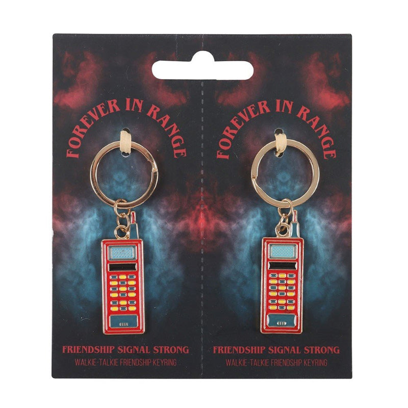 Metal Enamel Keyring - Set 2 Walkie Talkie