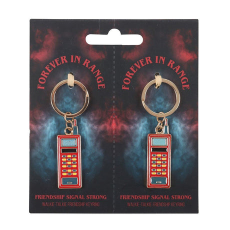 Metal Enamel Keyring - Set 2 Walkie Talkie