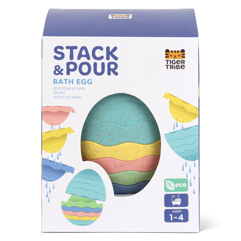 Tiger Tribe Stack & Pour Bath Egg - Eco