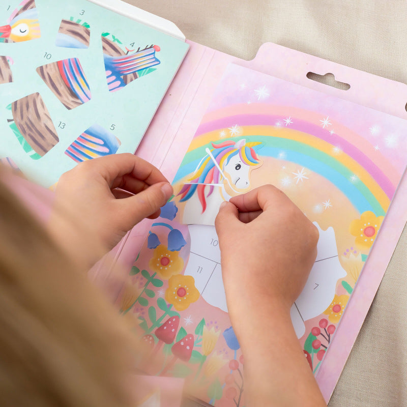 Tiger Tribe Sticker By Numbers - Magical Garden