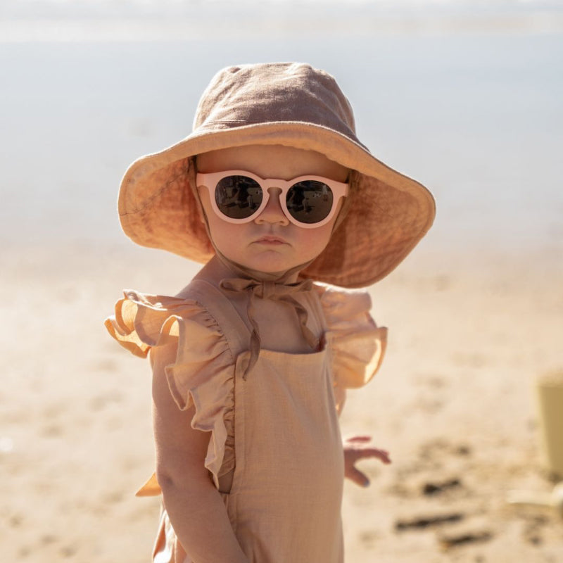 Frankie Ray Sunglasses - Eco Baby Shell Pink