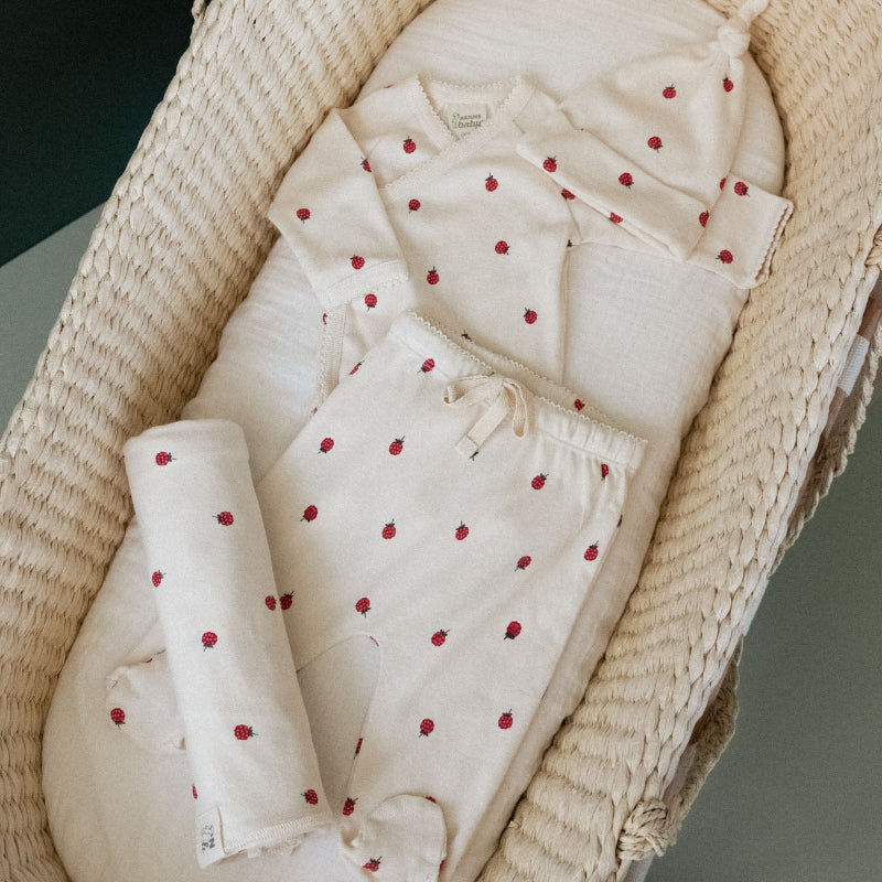 Nature Baby Welcome Home Bundle - Raspberry Print