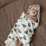 Nature Baby Hooded Towel - Pear