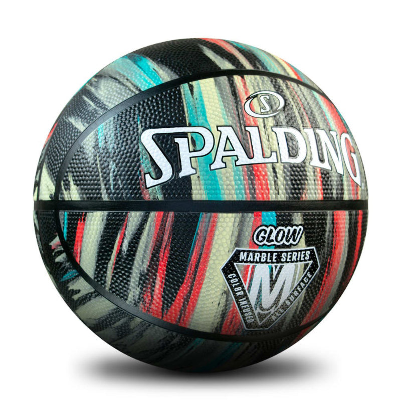 Spalding Outdoor Basketball - Marble Glow BLK/BLU/RED