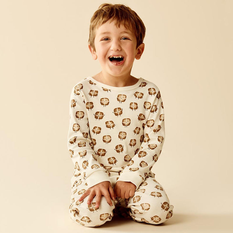Wilson & Frenchy LS Pyjamas - Hot Crossed Buns