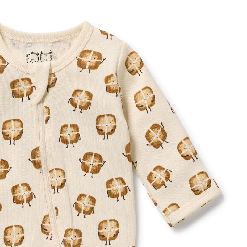 Wilson & Frenchy Zipsuit - Hot Crossed Buns