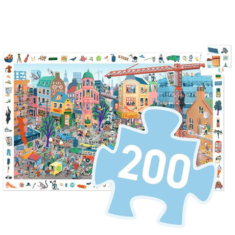 Djeco Observation 200PC Puzzle - The City