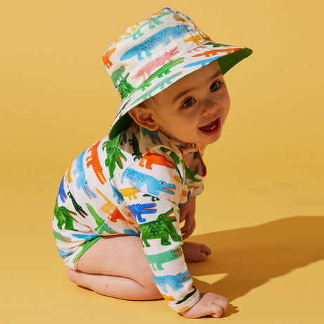 Halcyon Nights LS Bodysuit - Crocodile Smile