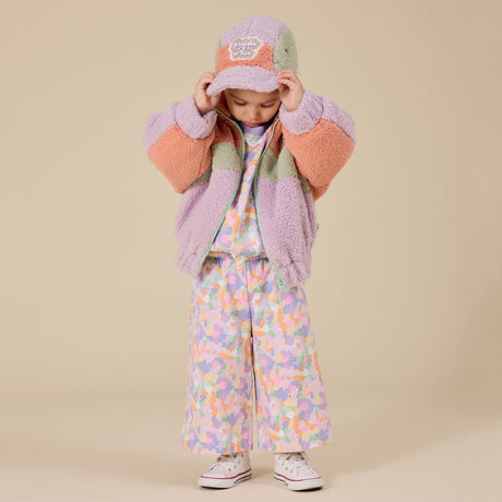 Goldie + Ace Blair Sherpa Cap - Lilac/Peach/Mint