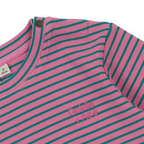 Goldie + Ace Essential Stripe Rib Top - Pink