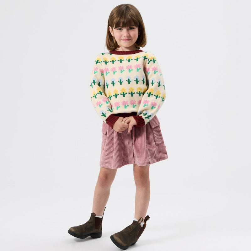 Goldie + Ace Corduroy Pocket Skirt - Dusty Pink