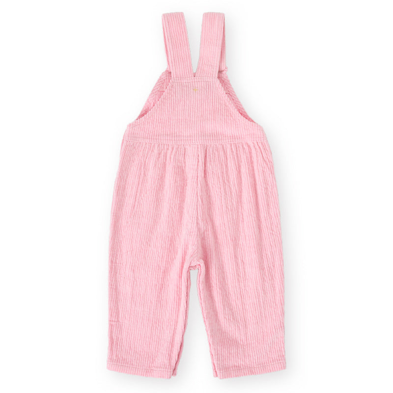 Goldie + Ace Sammy Corduroy Overalls - Sweet Pea