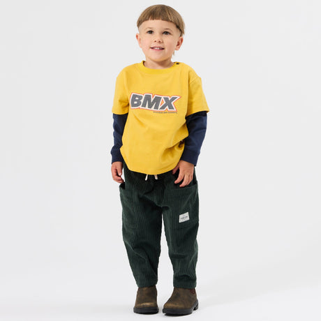 Goldie + Ace Kit Corduroy Pocket Pants - Moss