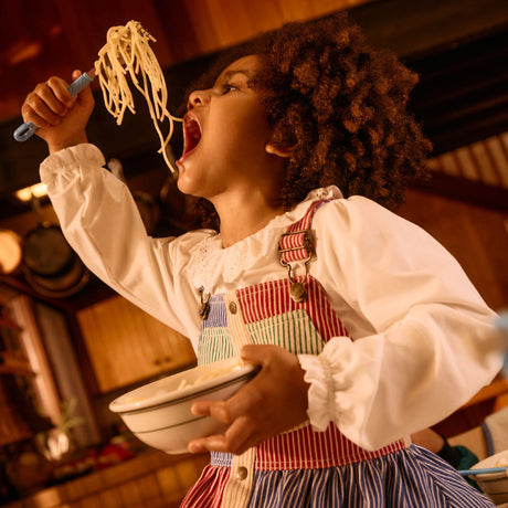 Goldie + Ace Laura Puff Sleeve Collar Top