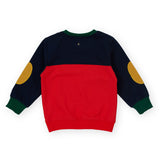 Goldie + Ace Colour Block Pocket Sweater